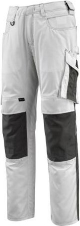 Thumbnail - Unique Bundhose Mannheim Gr. 82C60 weiß/dunkelanthrazit 12679-442 - Mascot