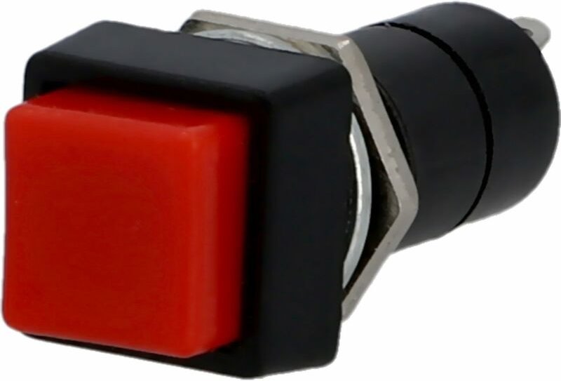 Thumbnail - Einbau-Druckschalter 1p, 250 v, 3 a, rot Unitec