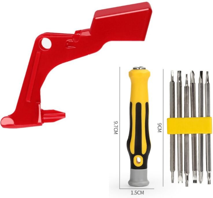 Roter Knopfschraubendreher für Dyson V10 V11 Staubsaugerschalter Host-Wartungszubehör