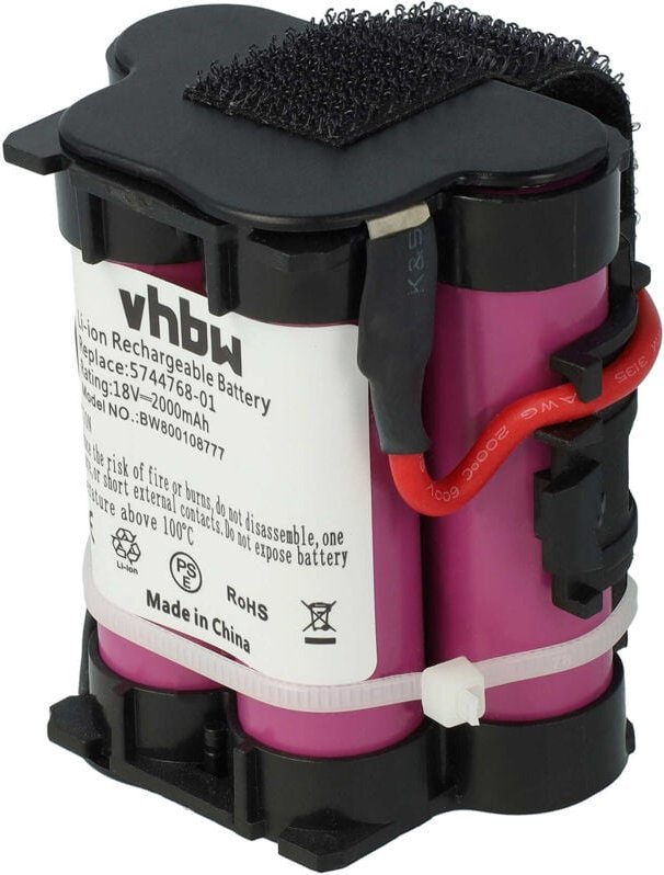 Vhbw - 1x Akku kompatibel mit McCulloch rob R600 2018, R600 2019, R800, R800 2017, R600 2017 Grasschere, Strauchschere (...