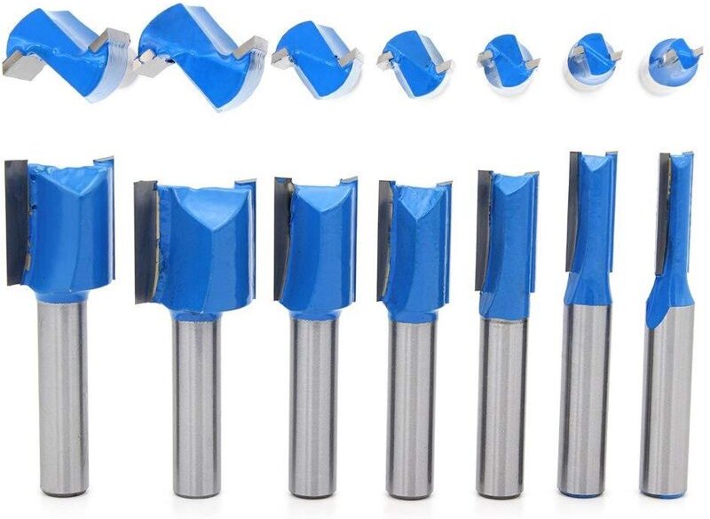 3-teiliges 8-mm-Fräser-Set für Architekturformen, Fräser für die Holzbearbeitung