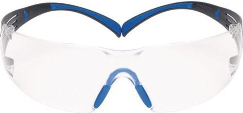 3M Schutzbrille SecureFit™ F400 EN 166 Bügel graublau,Scheibe klar PC 3M