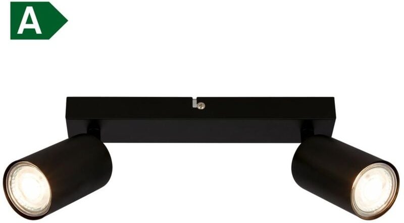B.k.licht - Deckenstrahler - 4W, 900lm, eek a, schwenkbar, GU10, warmweiß, schwarz