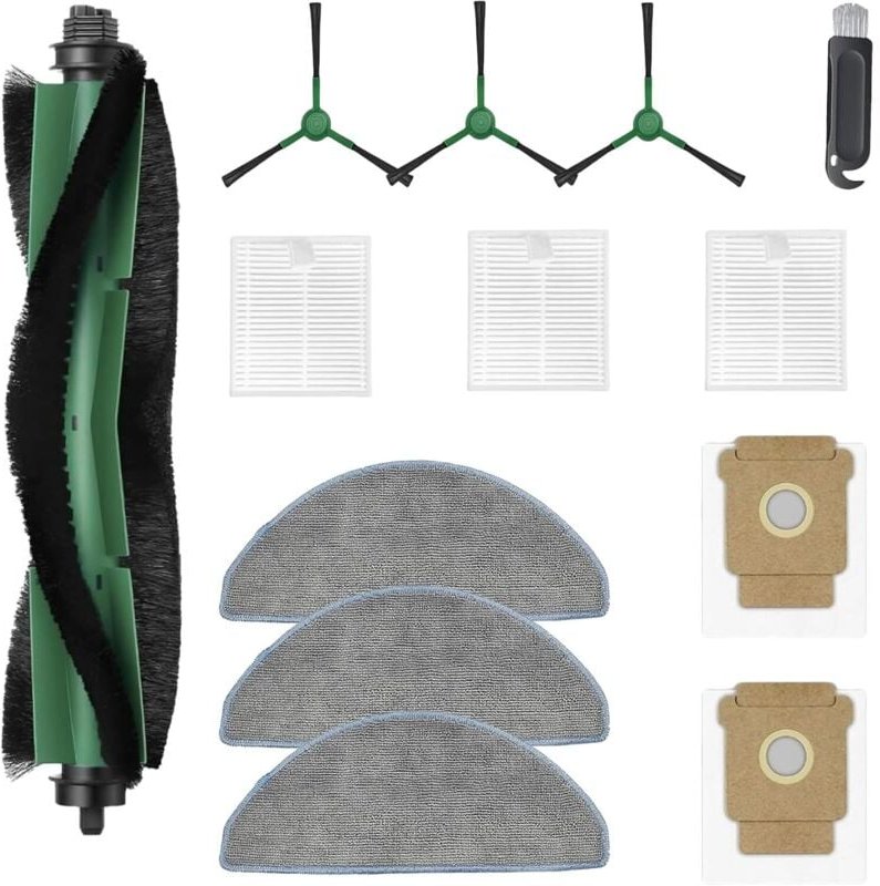 Zubehör für Staubsauger Irobot Roomba Combo 2 Essential/IRobot Roomba 105 Combo, 1 Hauptbürste, 3 Wischmopps, 3 Filter, ...