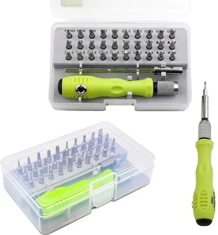 Kreatives 32-in-1-Schraubendreher-Set mit Präzisions-Magnetschraubendreherbits für Mobiltelefone, iPads und Kameras – Wa...