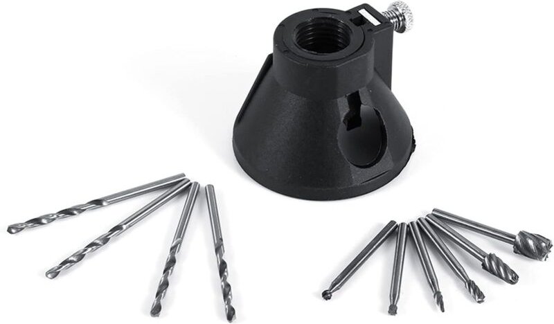 Stück Locator-Positionierer-Bohrer, 6 Stück elektrische Konverter, Fräser mit Bohrer, Schnitz-Dreh-Locator,