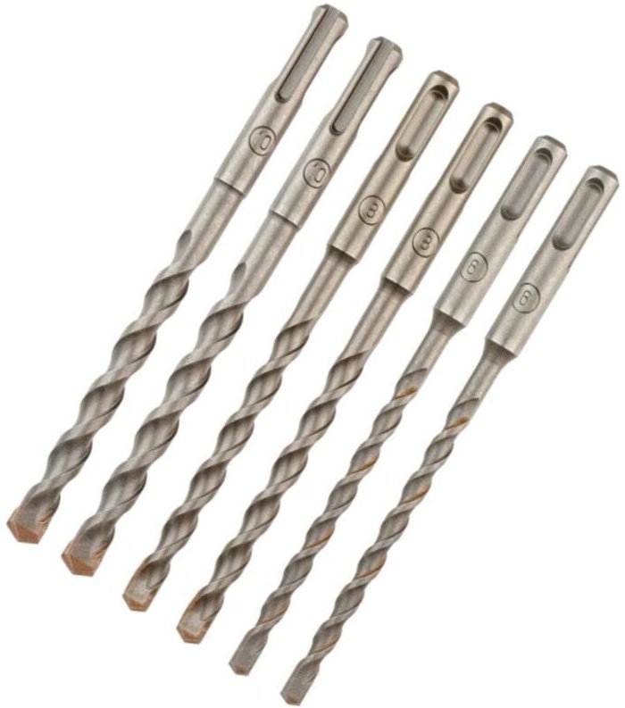 Hammerbohrer-Set 6-tlg. SDS-plus, 2x 6 / 2x 8 / 2x 10 mm - Dewalt