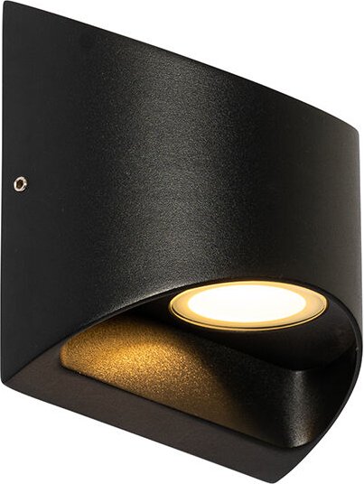 Moderne Außenwandleuchte schwarz inkl. led 2-flammig IP54 - Mal