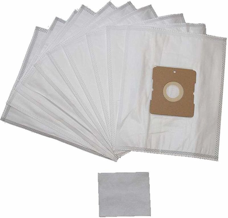 10 Staubsaugerbeutel + 1 Microfilter, passend für viele Bestron Staubsaugermodelle, z. b. Bestron AS2010E, DVC1400E, EVC...