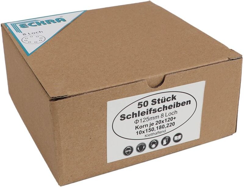 125 150 180 Mm Exzenter Schleifscheiben 6 9 15 Loch Schleifpapier Klett Grün E - Foto 4