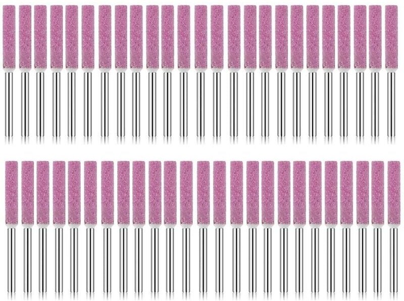 50 Stück Schleiffeilen für Kettensägenschärfer, 0,16 Zoll