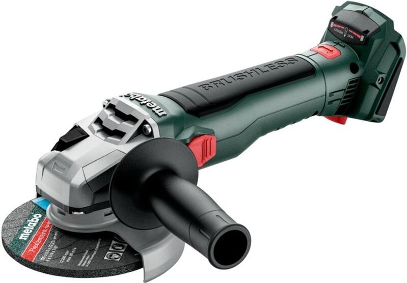 Metabo - Akku-Winkelschleifer w 18 lt bl 11-125 ohne Akku und Ladegerät im Karton