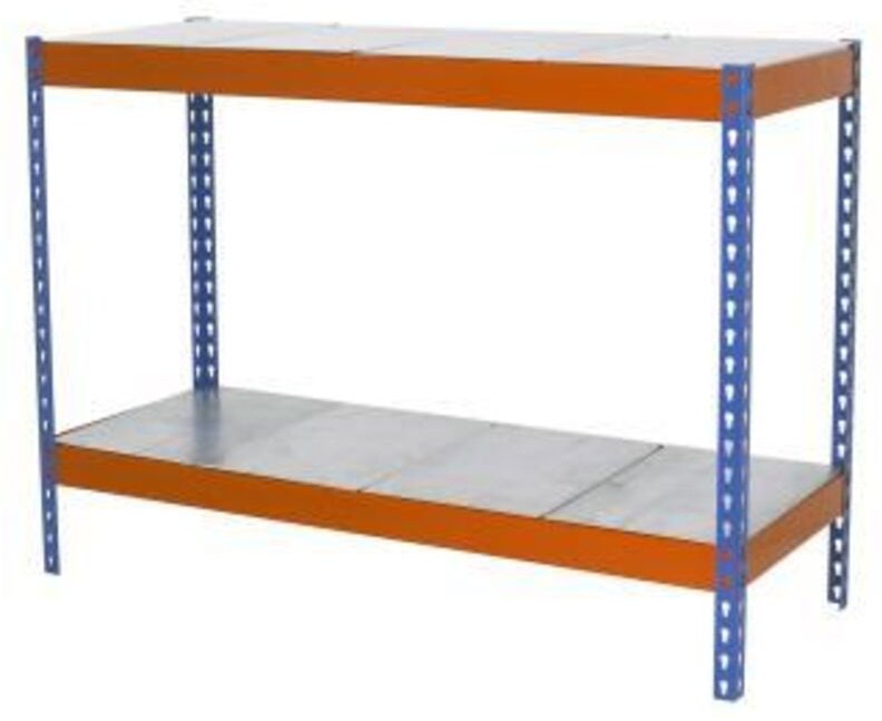 Simonrack ECOFORTE 1204-2 Metallregal blau orange galvanisiert
