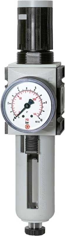 Filterregler »futura «, pc, sk, Mano, bg 1, g 3/8, 0,2-4 bar, ha - Riegler