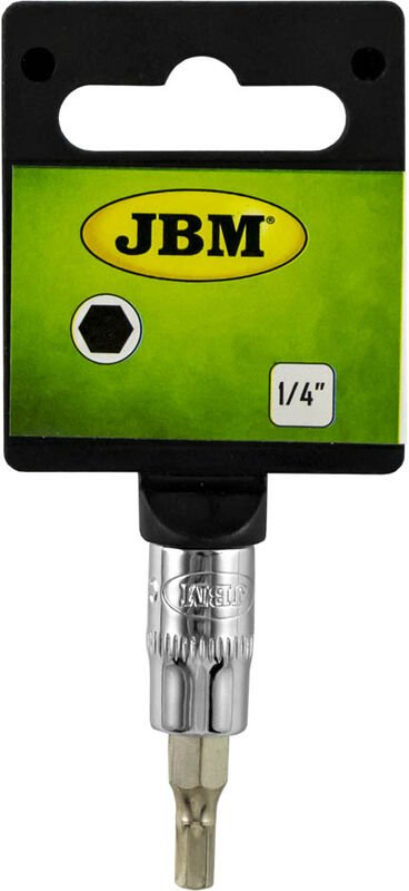 5 mm Sechskant-Schraubendreher-Einsatz. Chrom JBM13376