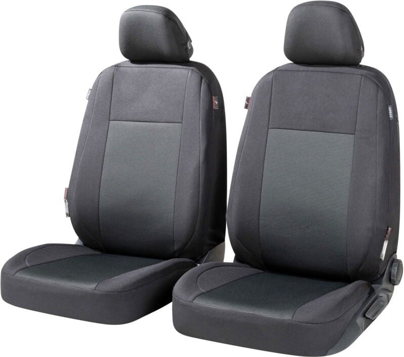 Walser - Autositzbezug Ardwell Vordersitze Collection Premium stahl-schwarz Sitzbezug