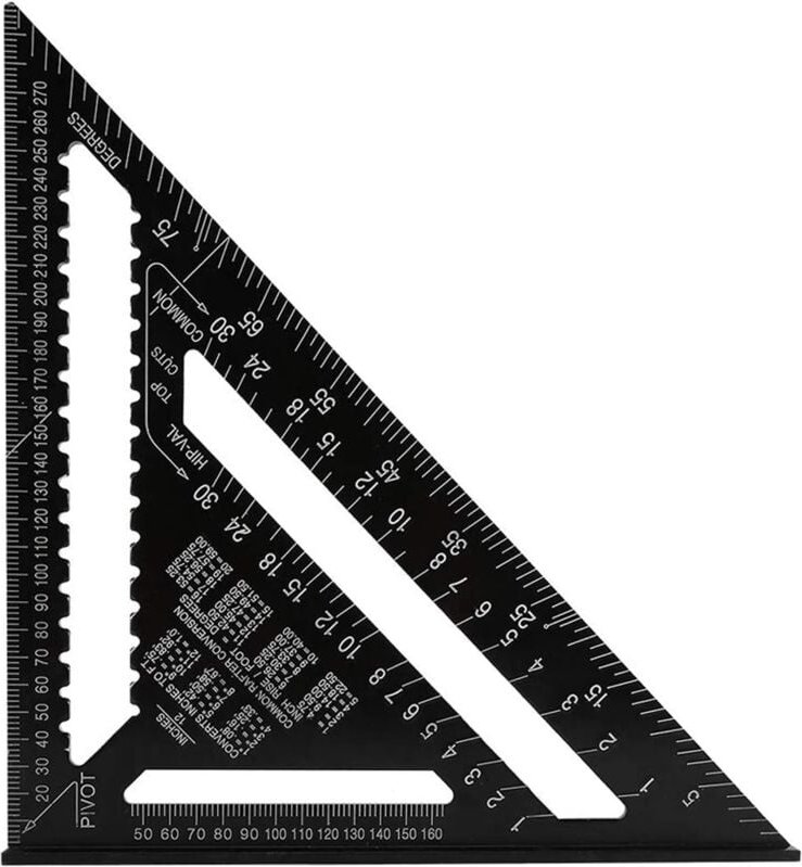 Andere Holzbearbeitungswerkzeuge - Professionelles metrisches Dreiecksquadrat, 30 cm/300 mm hochpräzises Zimmermannsquad...