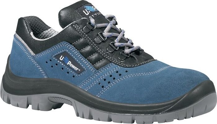 Sicherheitsschuh Boss Gr.46 blau/schwarz Leder S1P src EN20345 U-power