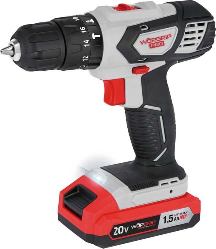Worgrip - Wōrgrip Bohrhammer 20 v Akku 1,5 Ah