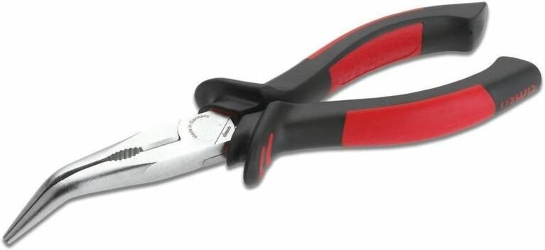 Cimco Telefonzange, gebogen, VDE isoliert, DIN ISO 5745, 200 mm