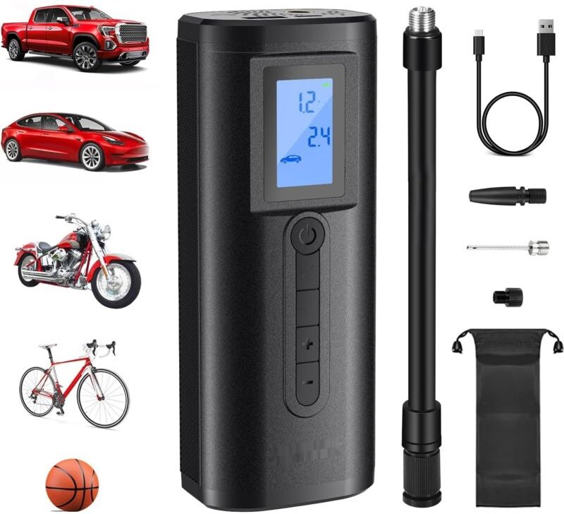 Woowind AP2-P Reifenpumpe, tragbarer Luftkompressor, 150 PSI