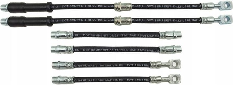 Flexible Gummibremsschläuche OPEL ASTRA H - Scheiben an der Hinterachse