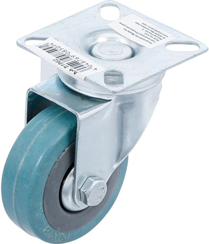 Lenkrolle Gummi mit Anschraubsockel ø 50 mm