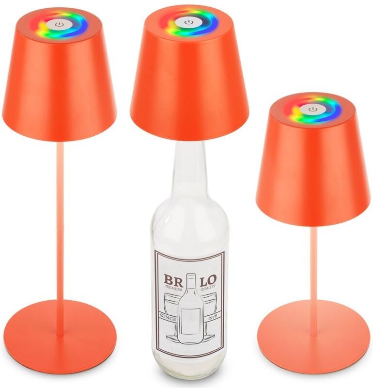 B.k.licht - led Tischlampe Akku led Tischleuchte Dimmbar Kabellos Terrasse rgb Touch