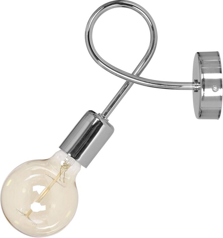 Original Edison Chrom LOFT WANDLEUCHTE