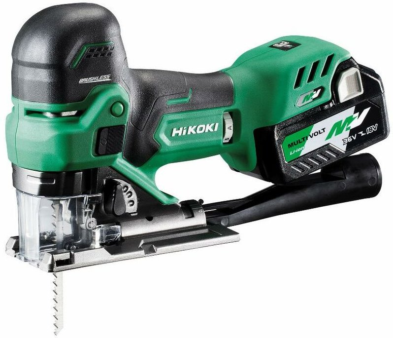 160mm Stichsäge 36V 2,5Ah MultiVolt Li-Ion Brushless Pilzgriff hc - CJ36DBWRZ