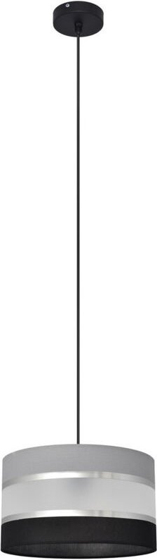 Thumbnail - Helen Zylindrische Pendelleuchte Grau, Silber, Schwarz 25cm - Helam