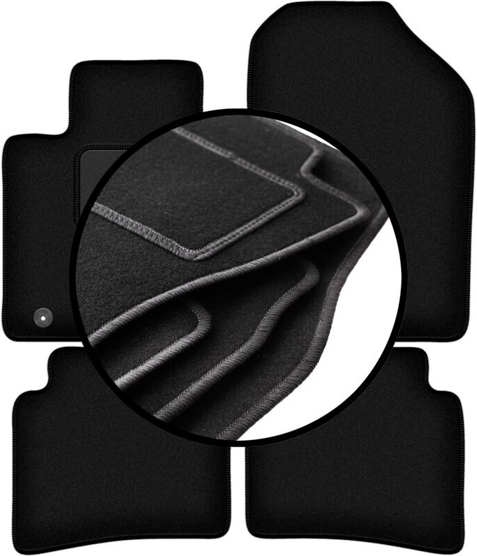 Komplettset Veloursmatten für: Hyundai Bayon Crossover (2021-)