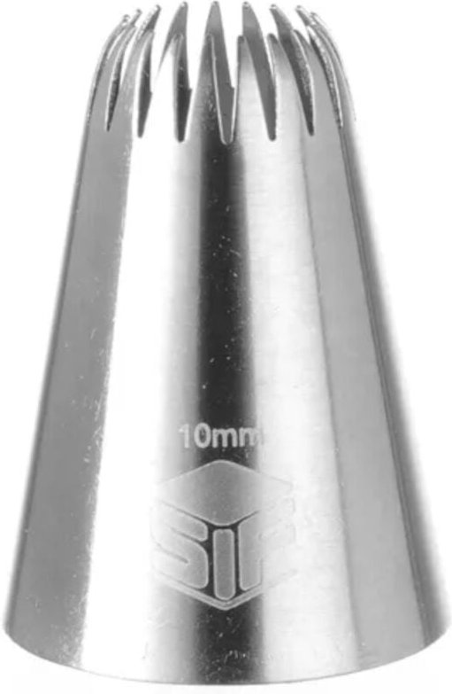 Spritztülle für Spritzbeutel zur Dekoration BLUME 10mm - HENDI 551219