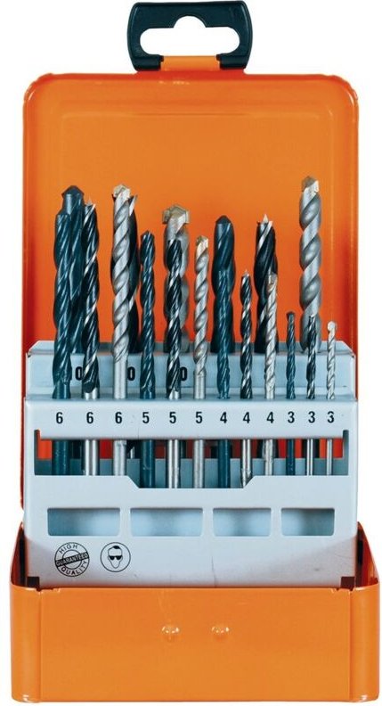 Projahn Maxi-Mix Stahl/Stein/Holz 18-tlg. 3-10 mm