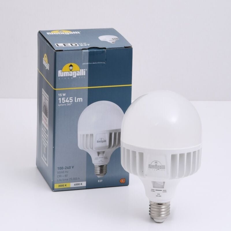 Fumagalli - Hochleistungs-LED-Lampe E27 - 15W - cct ø 100 mm