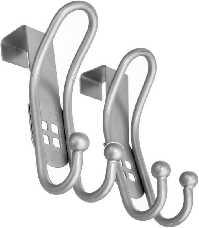 Thumbnail - Double hooks in stainless steel for doors and cabinets