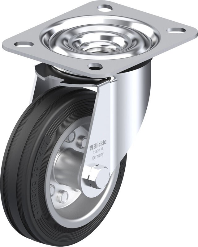 280644 le-ve 100R Lenkrolle Rad-Durchmesser: 100 mm Tragfähigkeit (max.): 70 kg 1 St. - Blickle