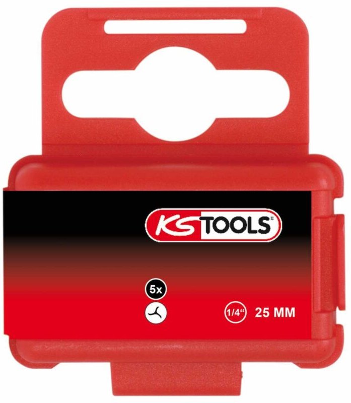 1/4' Bit triwing, 25mm, 4, 5er Pack