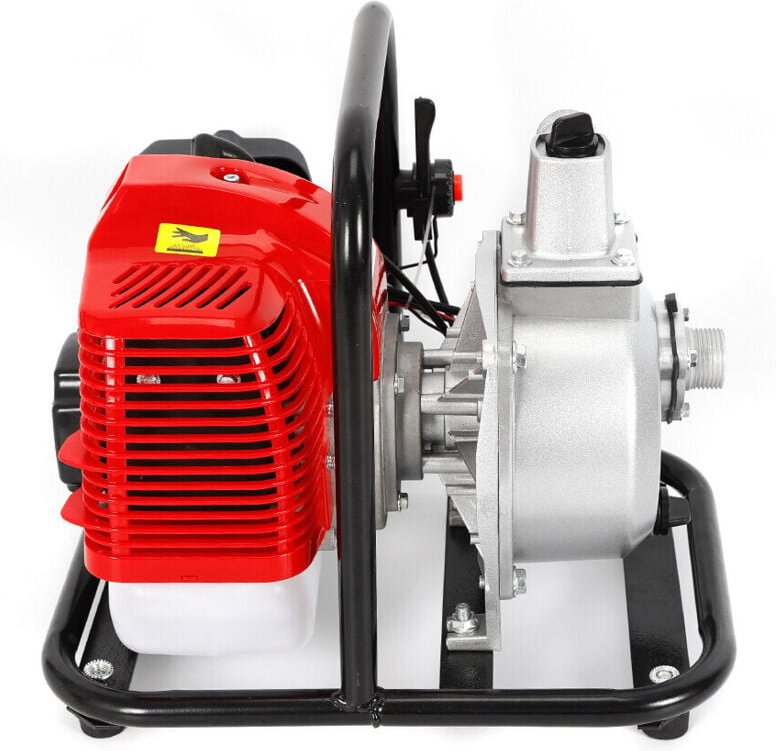 Gartenpumpe Teichpumpe Benzin Benzinmotor Wasserpumpe Brunnen Teich Pumpe 8100L/h 43cc Motorpumpe