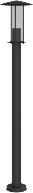 Wegeleuchte Schwarz 100 cm Edelstahl Vidaxl