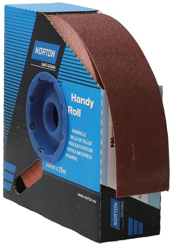 FP - Saint Gobain Norton Clipper Sparrolle R222 50 mmx25 m P80