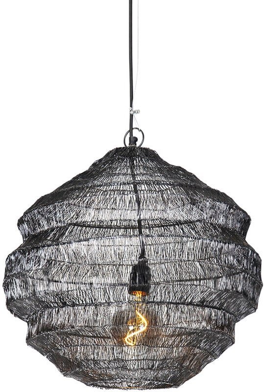 Orientalische Hängelampe schwarz 45 cm x 40 cm - Vadi