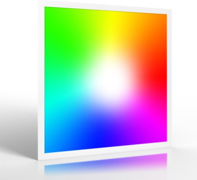 RGB+CCT LED Panel Pro 62x62cm 48W 24V Rahmen weiß