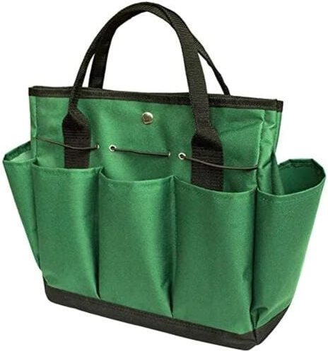 Thumbnail - Csparkv - Schwarzgrün)Gartenwerkzeugset, Gartentasche mit mehreren Taschen für Gartenwerkzeugset, Gartenwerkzeugtasche