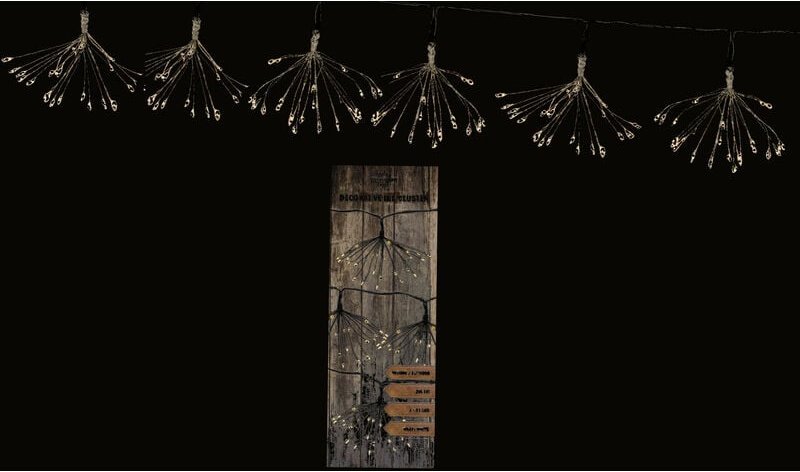 Led Lichter Büschel Deko Beleuchtung - 250 cm / 150 led - Weihnachten Lichterkette Außen Batterie betrieben