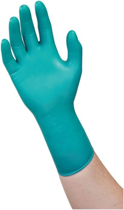 Einweghandschuhe Microflex 93-260 Größe 10,5-11 grün/blau Neopren/Nitril en 388, en 374 PSA-Kategorie iii - Ansell