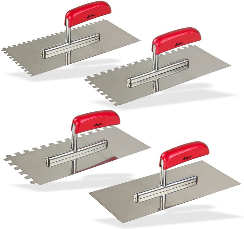 Glättekellen Set 4-teilig