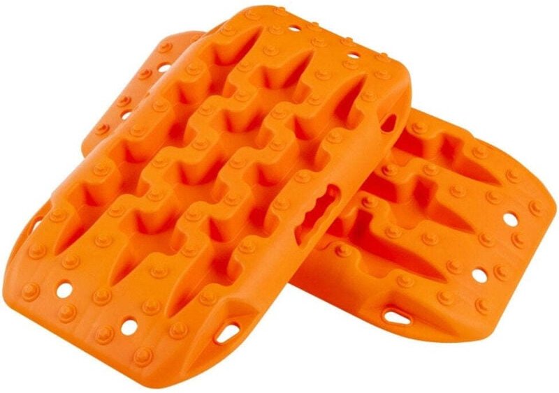 Northix - 2 stucke anfahrhilfe sandbleche offroad reifenleiter fur sandschlammschnee 10 tonnen orange