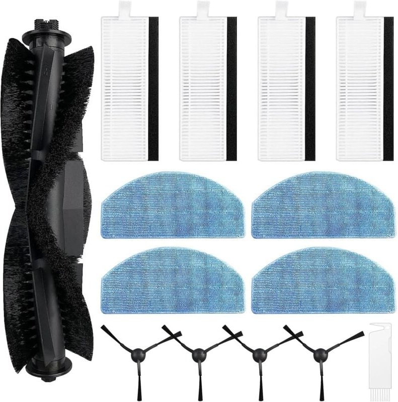 Zubehör-Set für Tikom G8000, G8000 Pro, für Honiture G20, G20 Pro, für Laresar Evol 3 Ersatzteile für Roboterstaubsauger