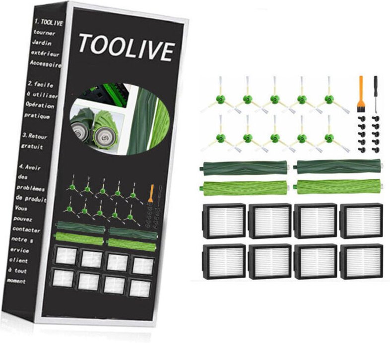 Ersatzteile für iRobot Roomba E5, E6, i7, i7+, i3, i3+, i4, i4+, i6, i6+, j7, j7+, Zubehörsets für Roomba i/e/j-Serie, 4...